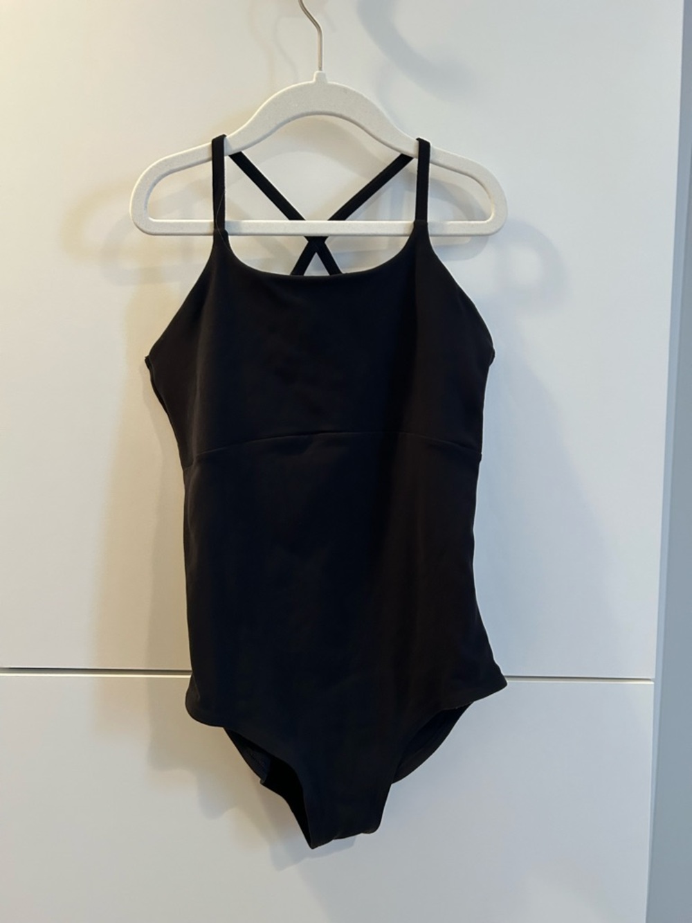 Athleta Girl Black Girls' Got Your Back Leotard - Size 12 - Picture 2 of 8
